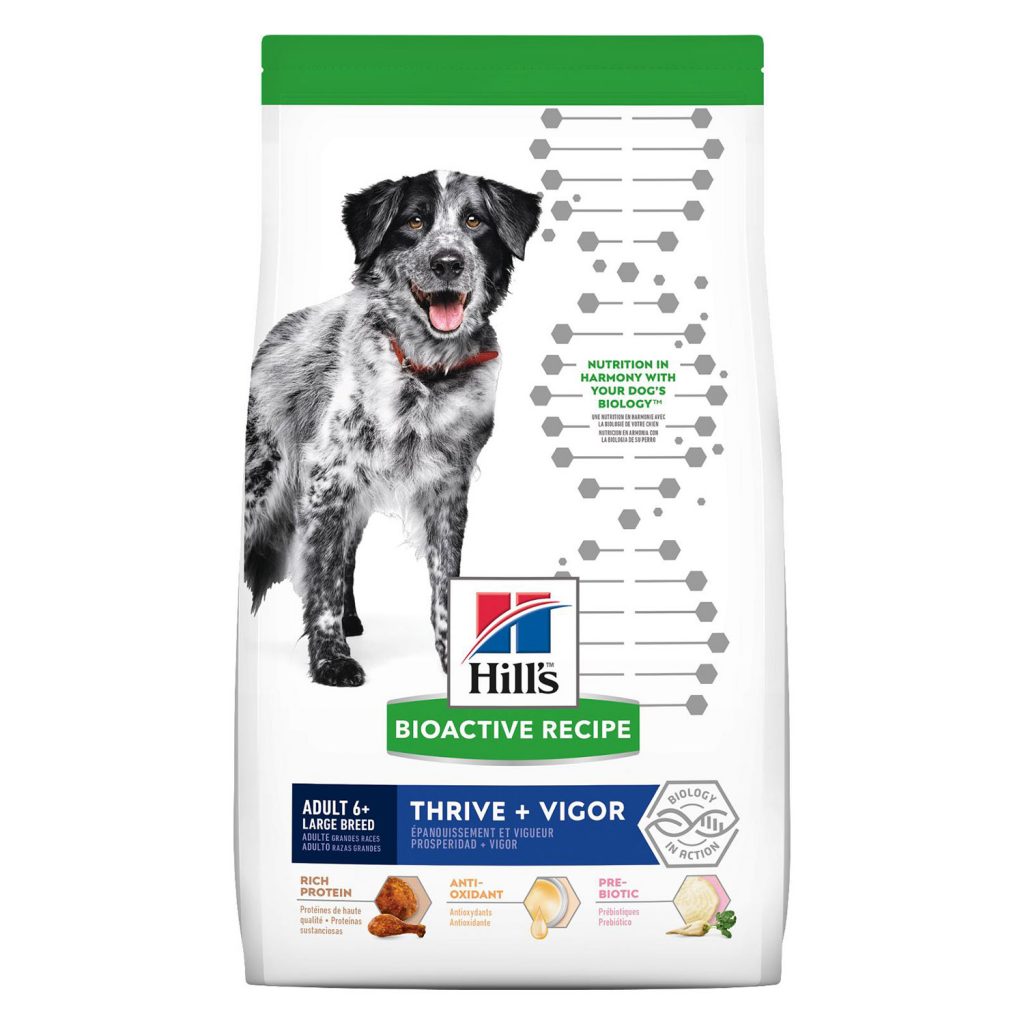 Hill’s Bioactive Recipe Adult 6+ Large Breed Thrive + Vigor Dry Dog Food