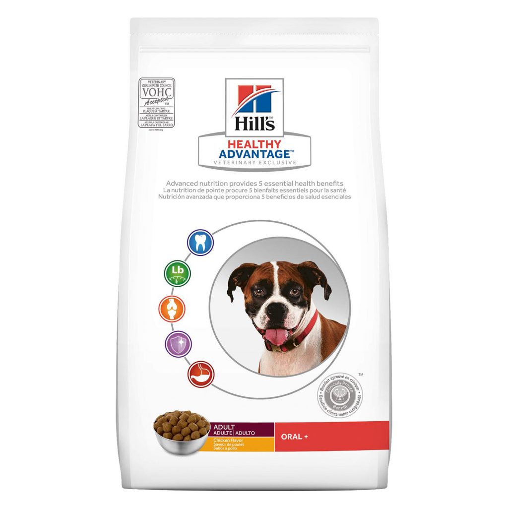 Hill’s Healthy Advantage Adult Oral+ Chicken Flavor Dry Dog Food