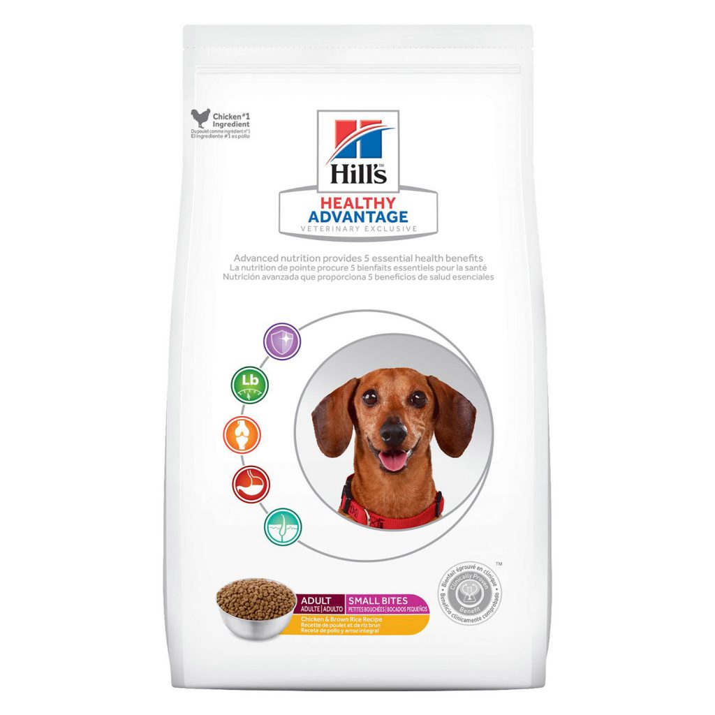 Hill’s Healthy Advantage Adult Small Bites Chicken & Brown Rice Recipe Dry Dog Food