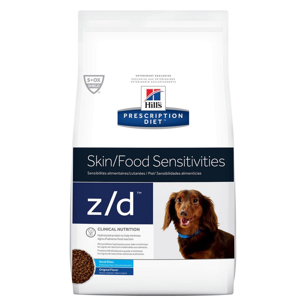 Hill’s Prescription Diet z/d Skin/Food Sensitivities Small Bites Original Flavor Dry Dog Food