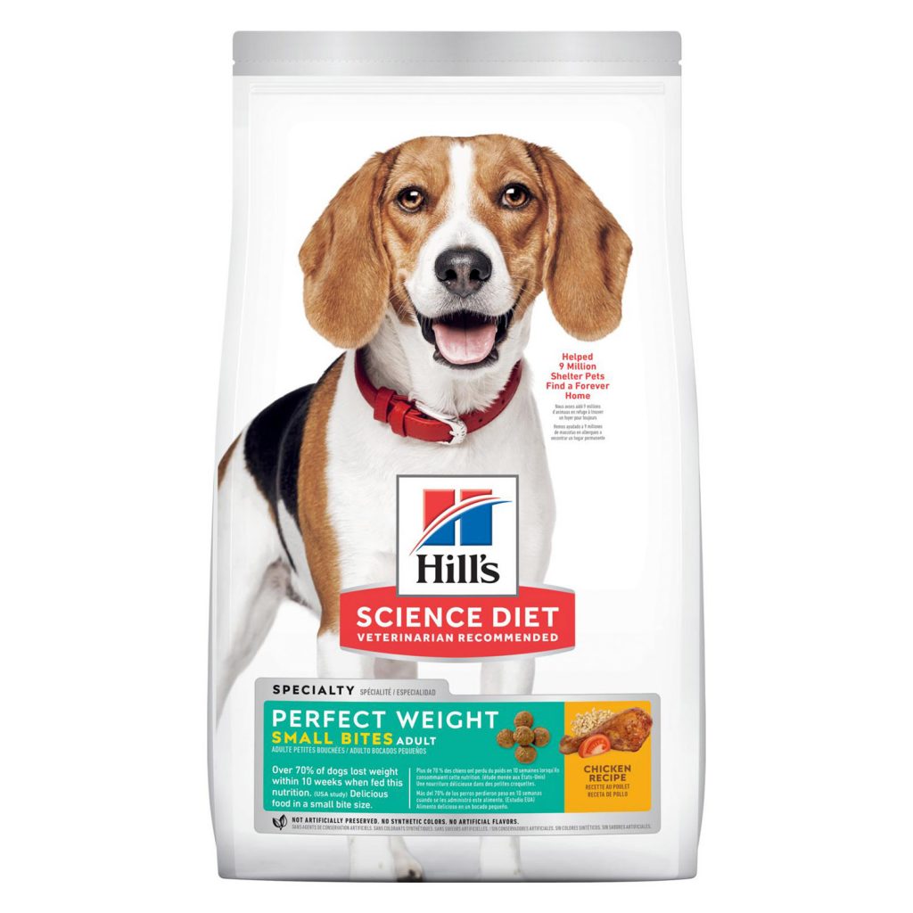 Hill’s Science Diet Adult Perfect Weight Small Bites Chicken Recipe Dry Dog Food