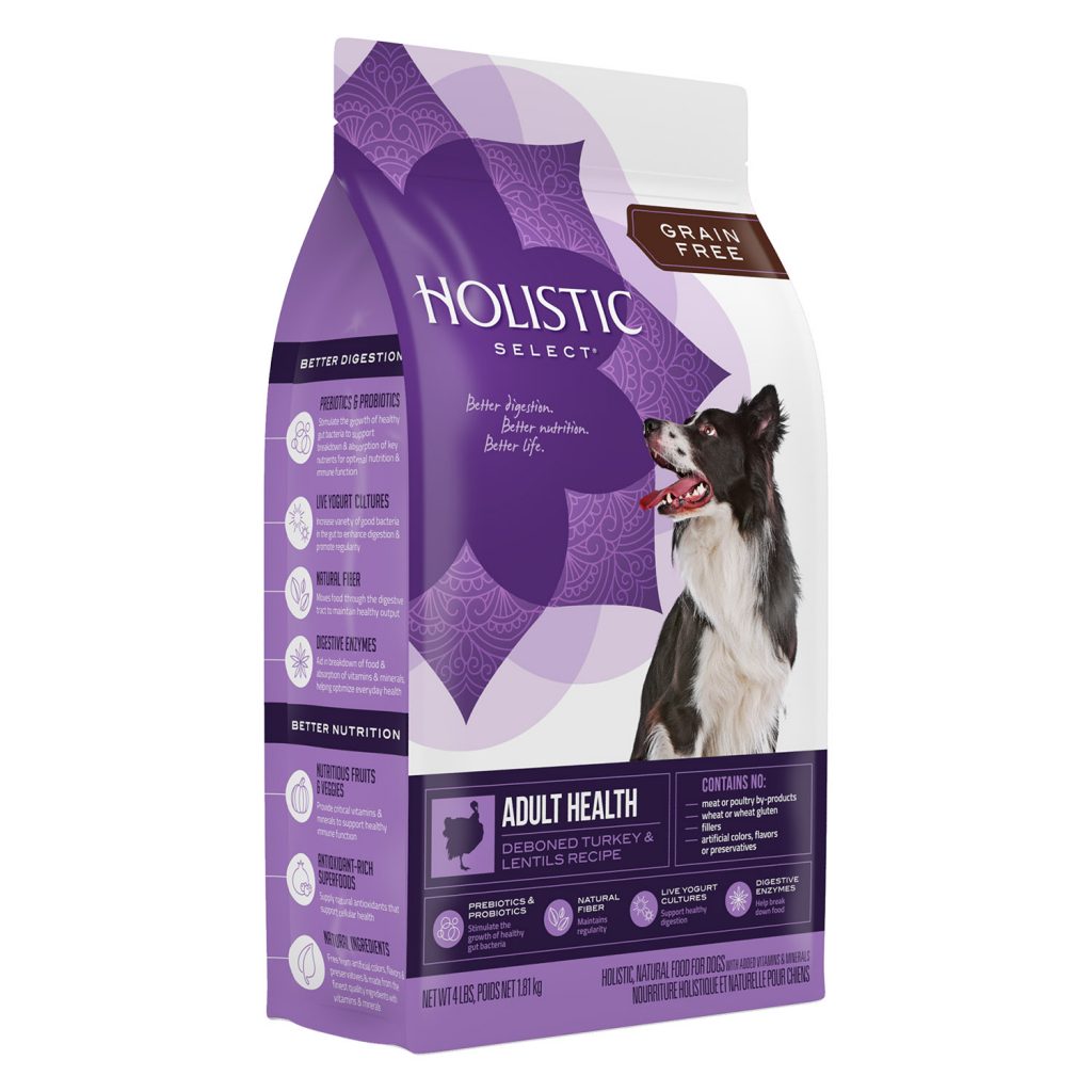 Holistic Select Adult Health Grain-Free Deboned Turkey & Lentils Recipe Dry Dog Food