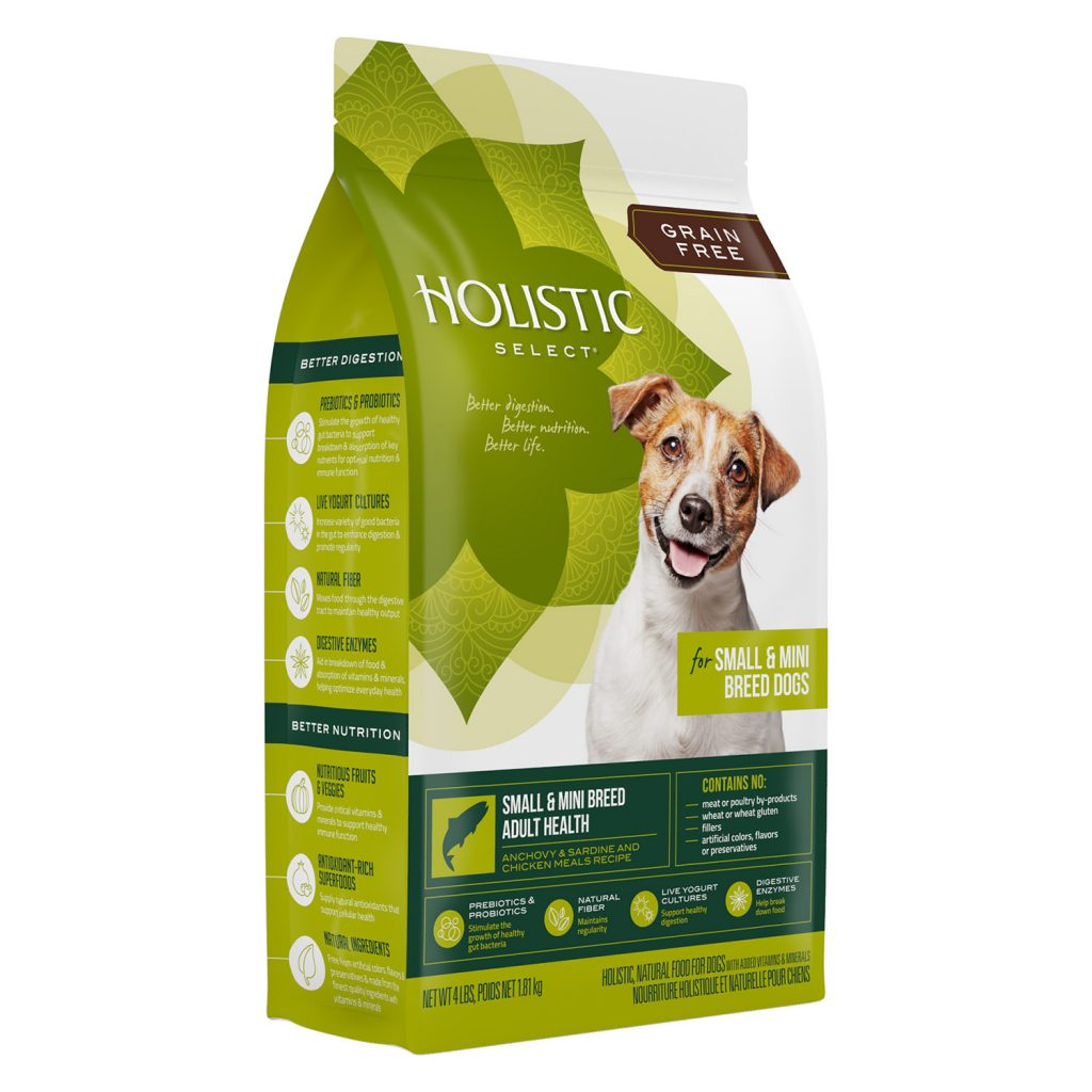 Holistic Select Adult Health Small & Mini Breed Grain-Free Dry Dog Food