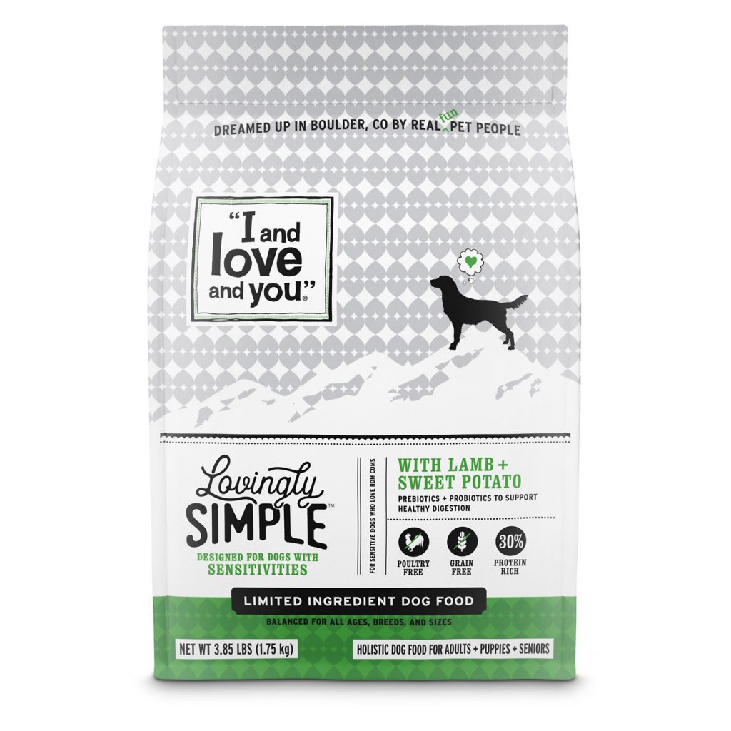 I and Love and You Lovingly Simple Lamb + Sweet Potato Dry Dog Food