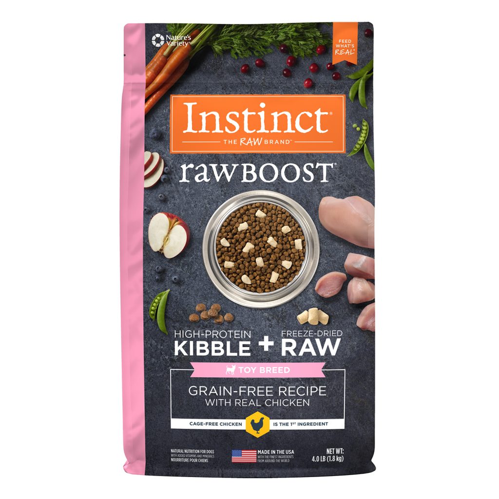 Instinct Raw Boost Grain-Free Recipe with Real Chicken for Toy Breed Dogs Dry Dog Food