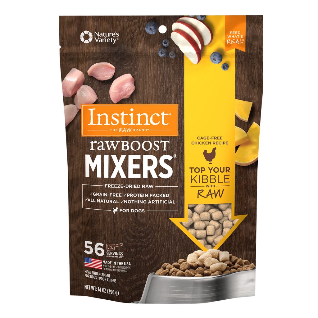 Instinct Raw Boost Mixers Cage-Free Chicken Recipe Freeze-Dried Dog Food Topper