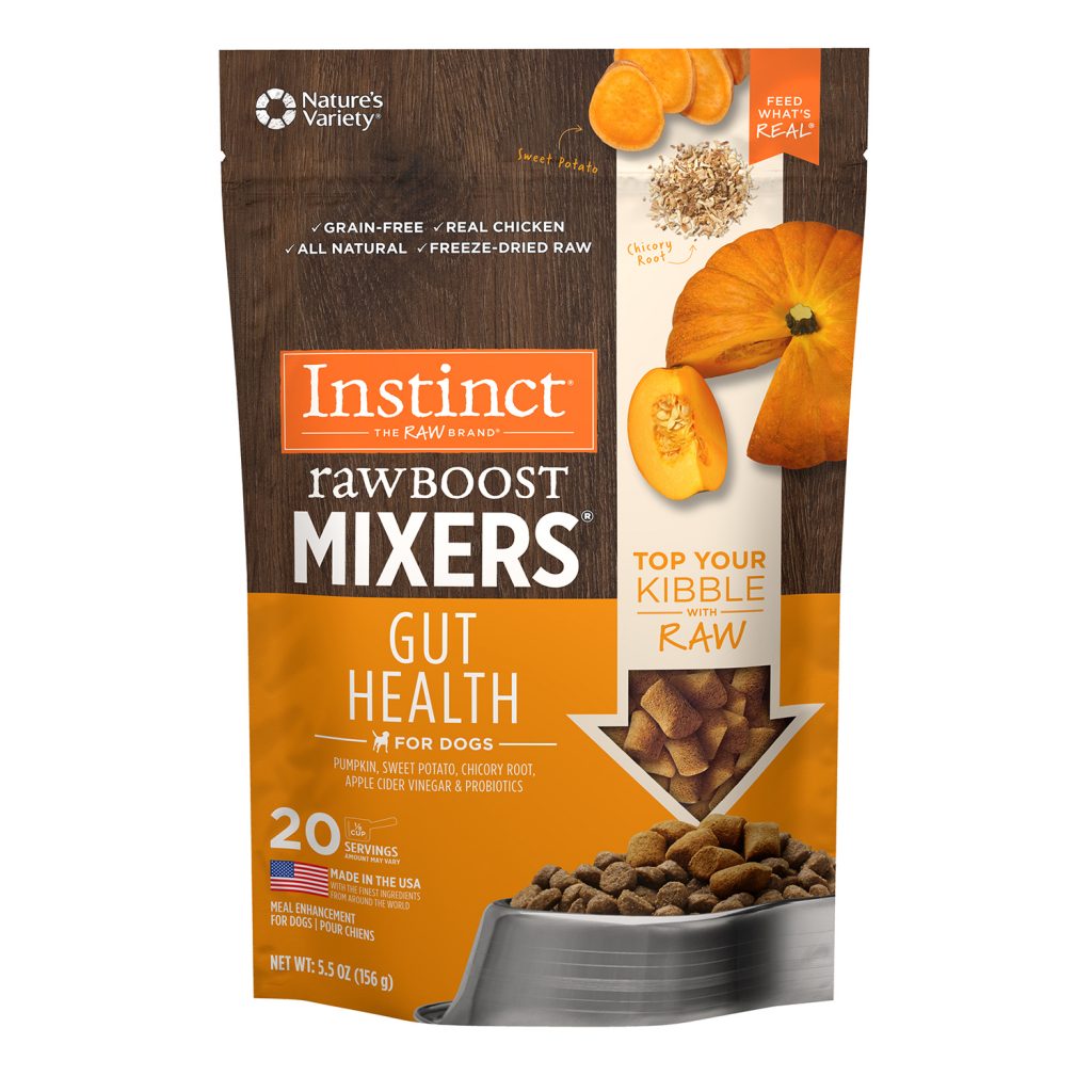 Instinct Raw Boost Mixers Gut Health Freeze-Dried Dog Food Topper