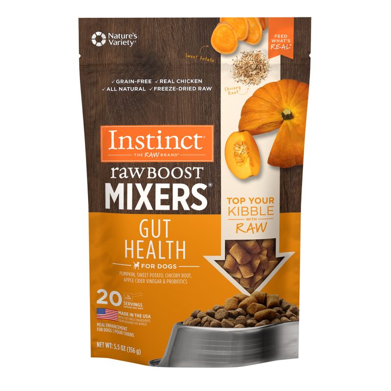 Instinct Raw Boost Mixers Gut Health Freeze-Dried Dog Food Topper