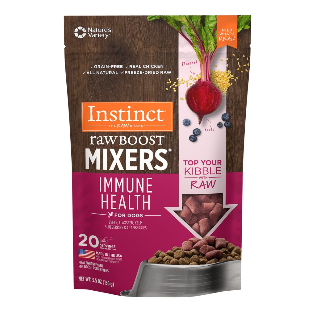 Instinct Raw Boost Mixers Immune Health Freeze-Dried Dog Food Topper