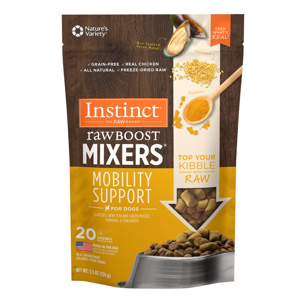Instinct Raw Boost Mixers Mobility Support Freeze-Dried Dog Food Topper