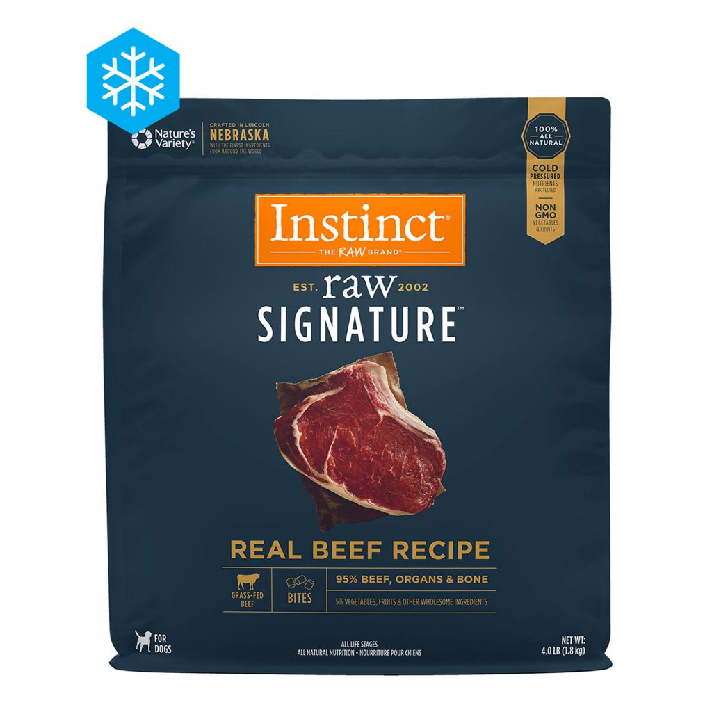 Instinct Raw Signature Bites Real Beef Recipe Frozen Dog Food Review