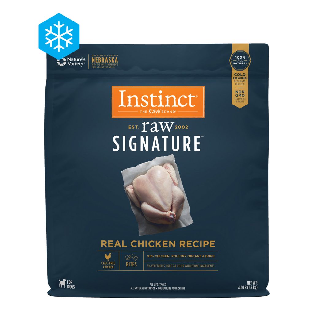 Instinct Raw Signature Bites Real Chicken Recipe Frozen Dog Food