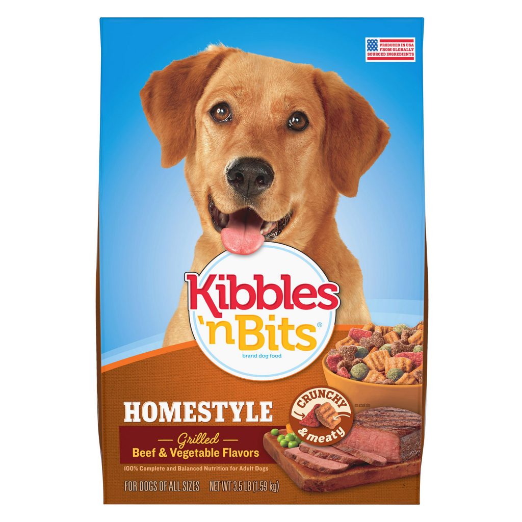 Kibbles n Bits Homestyle Grilled Beef & Vegetable Flavors Dry Dog Food