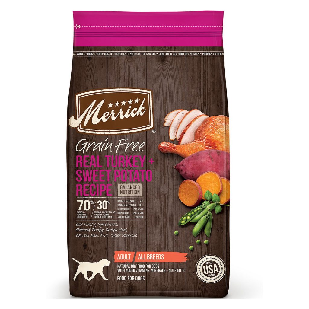 Merrick Grain-Free Real Turkey + Sweet Potato Recipe Dry Dog Food