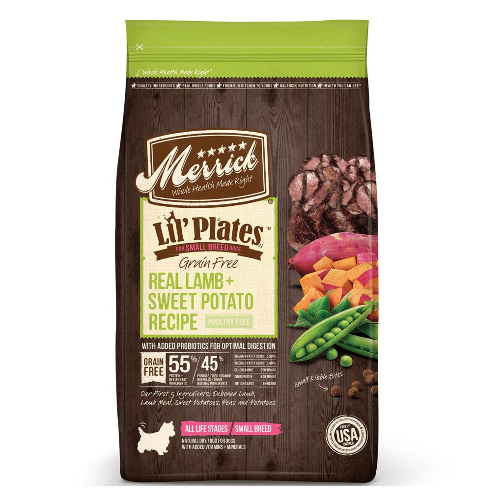 Merrick Lil’ Plates Grain-Free Real Lamb + Sweet Potato Recipe Dry Dog Food