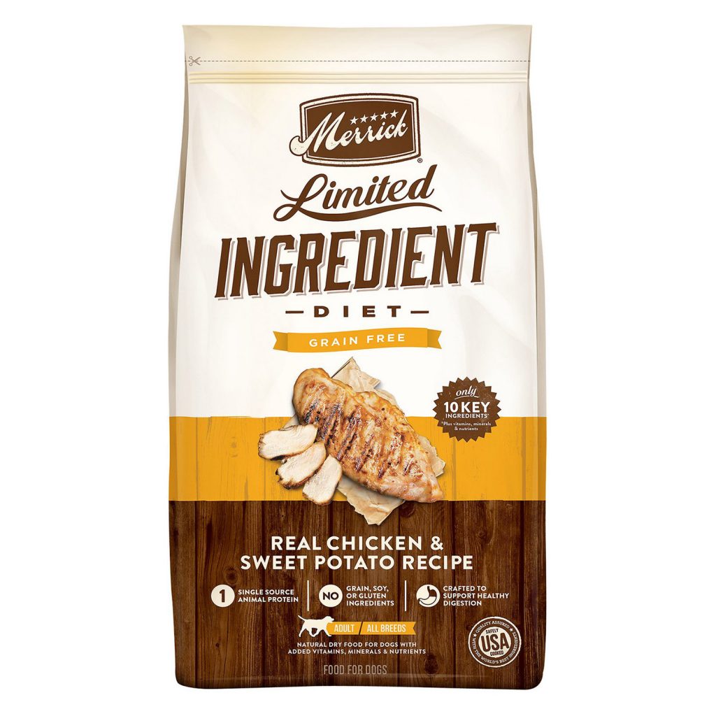 Merrick Limited Ingredient Diet Grain-Free Real Chicken & Sweet Potato Recipe Dry Dog Food