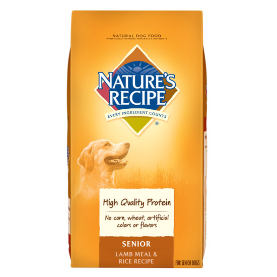 Nature's Recipe Original Senior Lamb Meal & Rice Recipe Dry Dog Food Review