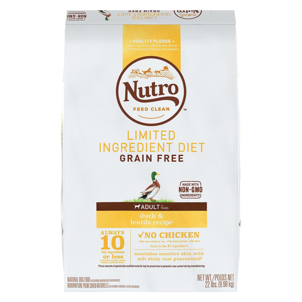 Nutro Limited Ingredient Diet Grain-Free Adult Duck & Lentils Recipe Dry Dog Food
