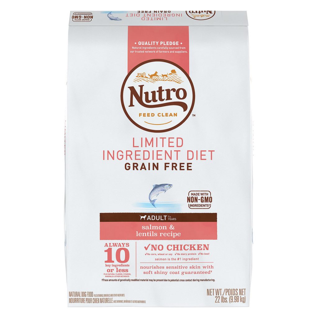 Nutro Limited Ingredient Diet Grain-Free Adult Salmon & Lentils Recipe Dry Dog Food