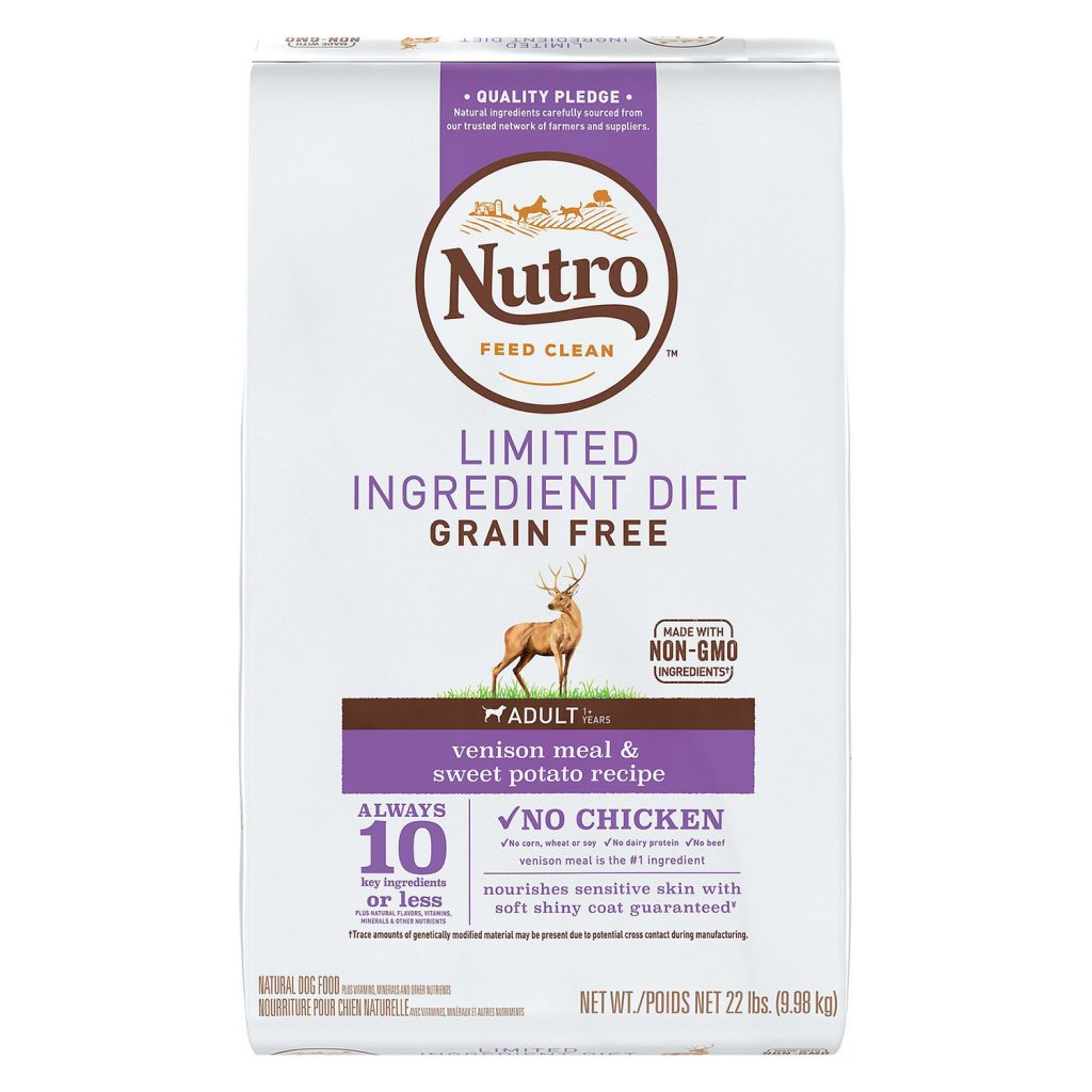 Nutro Limited Ingredient Diet Grain-Free Adult Venison Meal & Sweet Potato Recipe Dry Dog Food