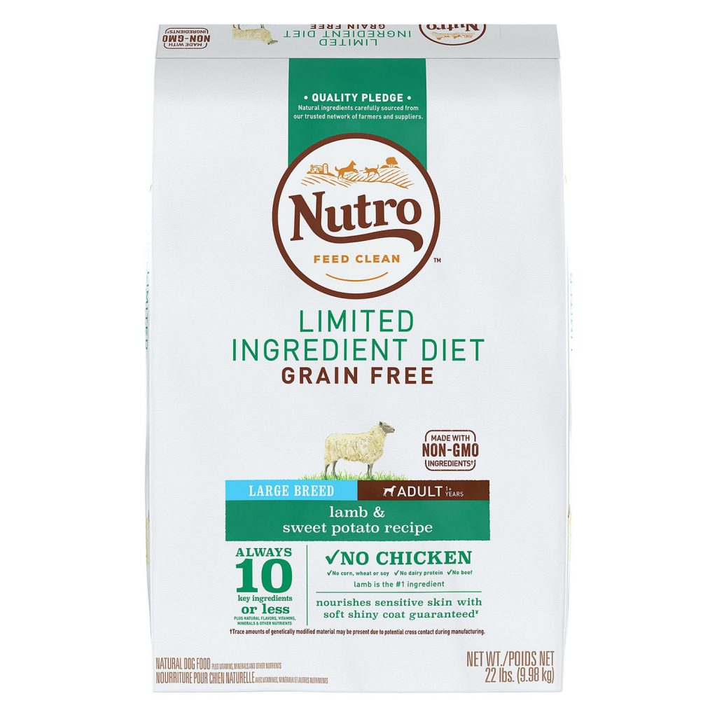 Nutro Limited Ingredient Diet Grain-Free Large Breed Adult Lamb & Sweet Potato Recipe Dry Dog Food