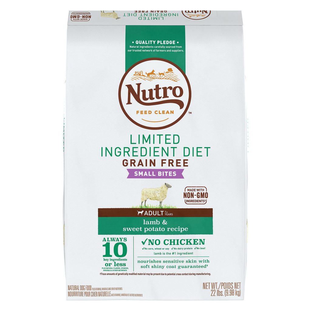 Nutro Limited Ingredient Diet Grain-Free Small Bites Adult Lamb & Sweet Potato Recipe Dry Dog Food