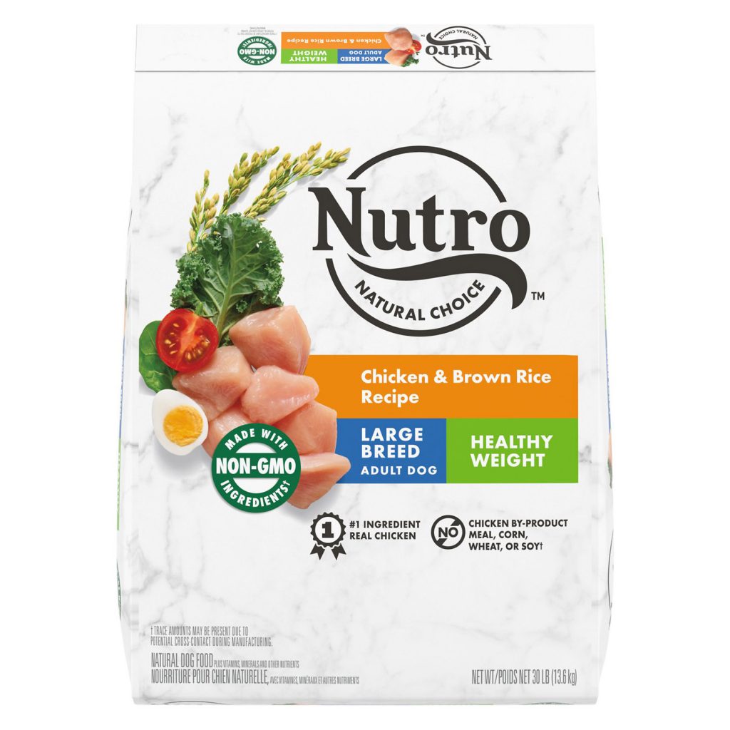 Nutro Natural Choice Healthy Weight Large Breed Adult Chicken & Brown Rice Recipe Dry Dog Food