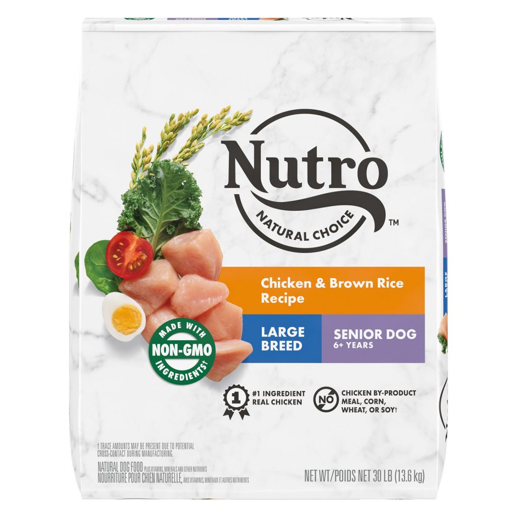 Nutro Natural Choice Large Breed Senior Chicken & Brown Rice Recipe Dry Dog Food