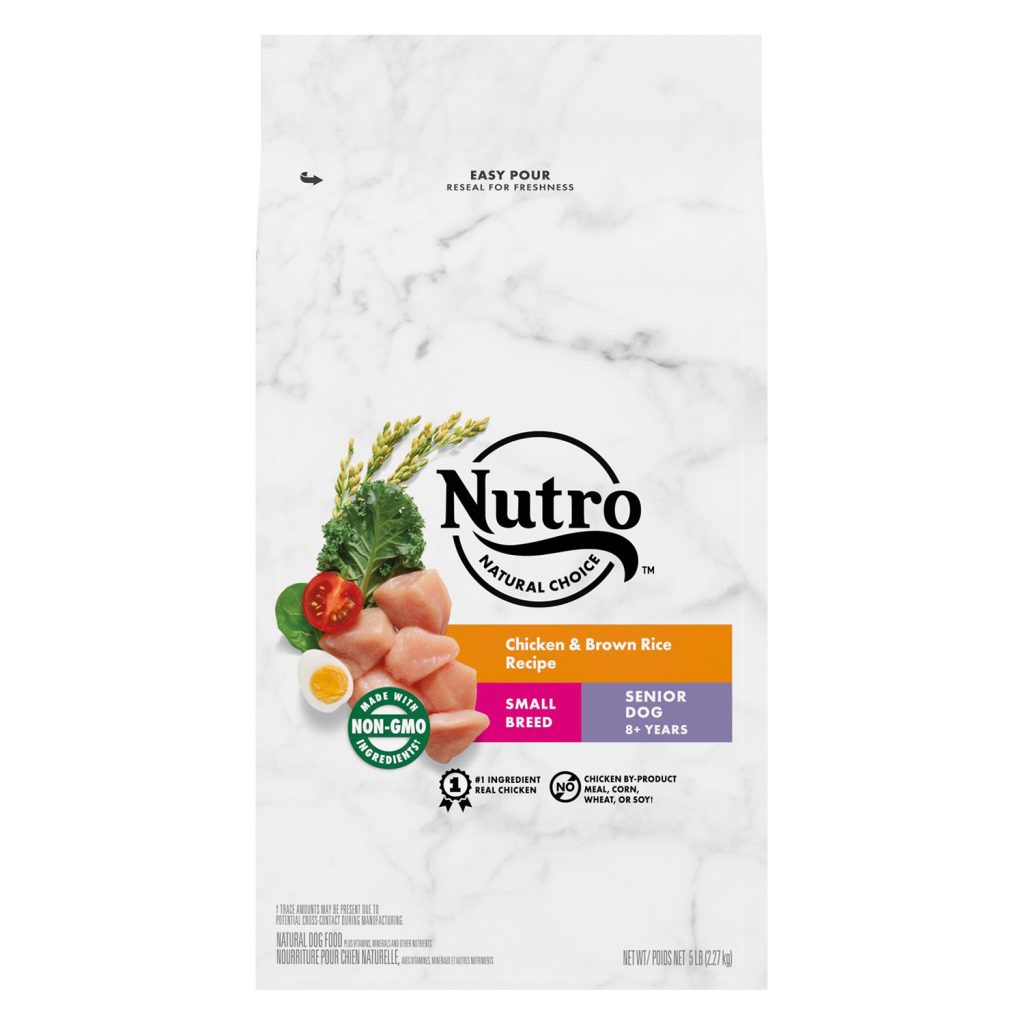 Nutro Natural Choice Small Breed Senior Chicken & Brown Rice Recipe Dry Dog Food