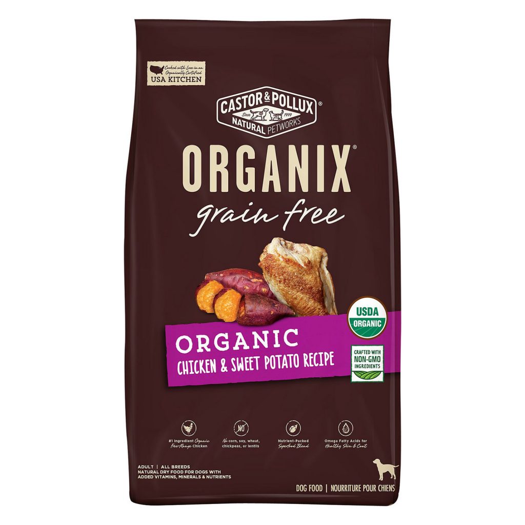 Castor & Pollux Grain-Free Organic Chicken & Sweet Potato Recipe Dry Dog Food