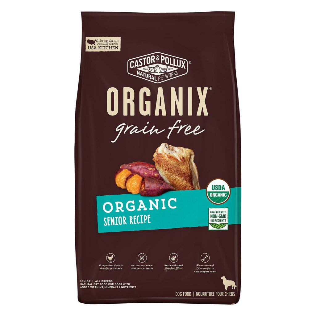 Castor & Pollux Grain-Free Organic Senior Recipe Dry Dog Food