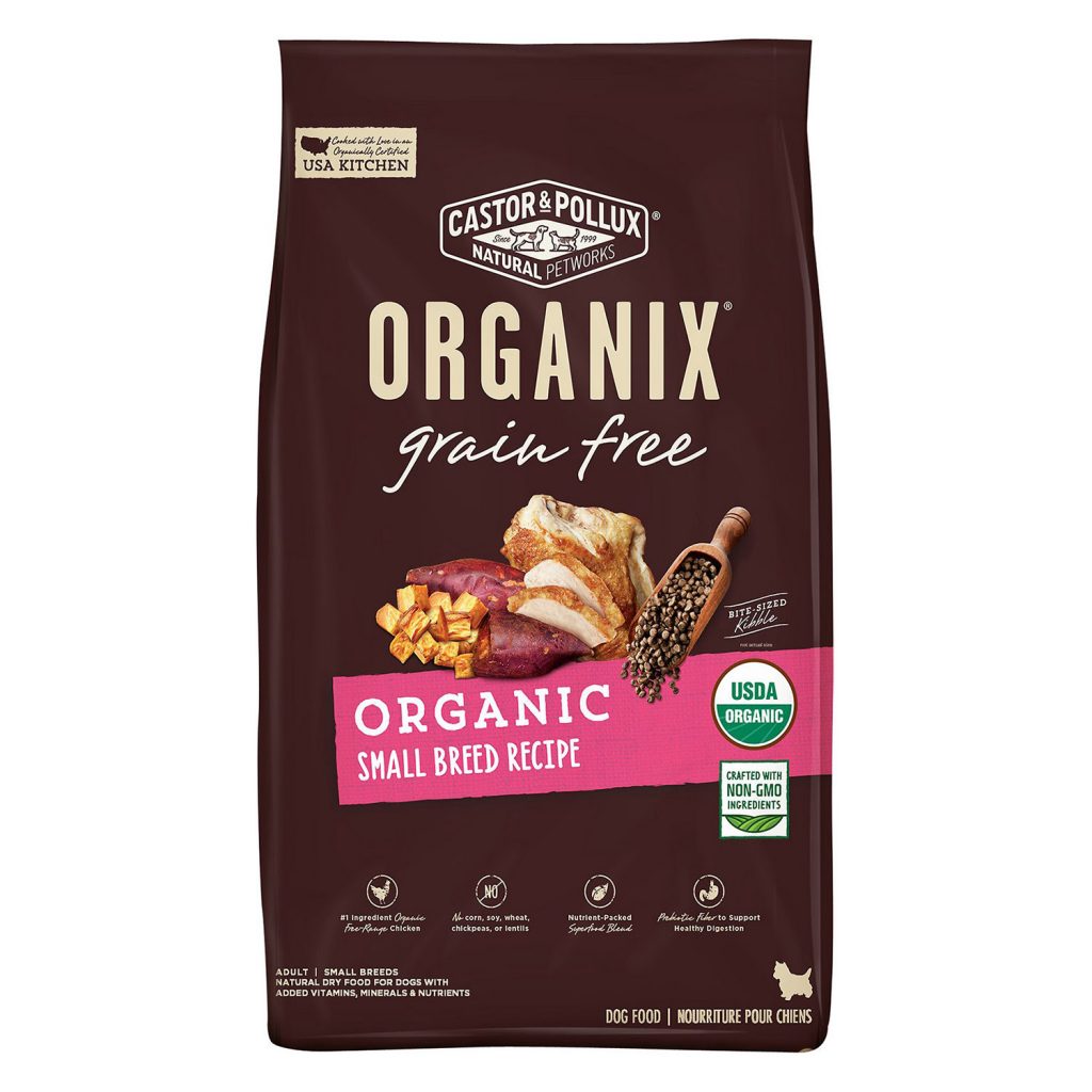 Castor & Pollux Grain-Free Organic Small Breed Recipe Dry Dog Food