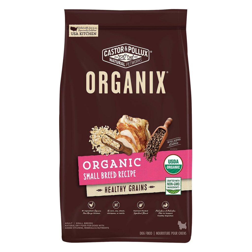 Castor & Pollux Organic Small Breed Recipe with Healthy Grains Dry Dog Food