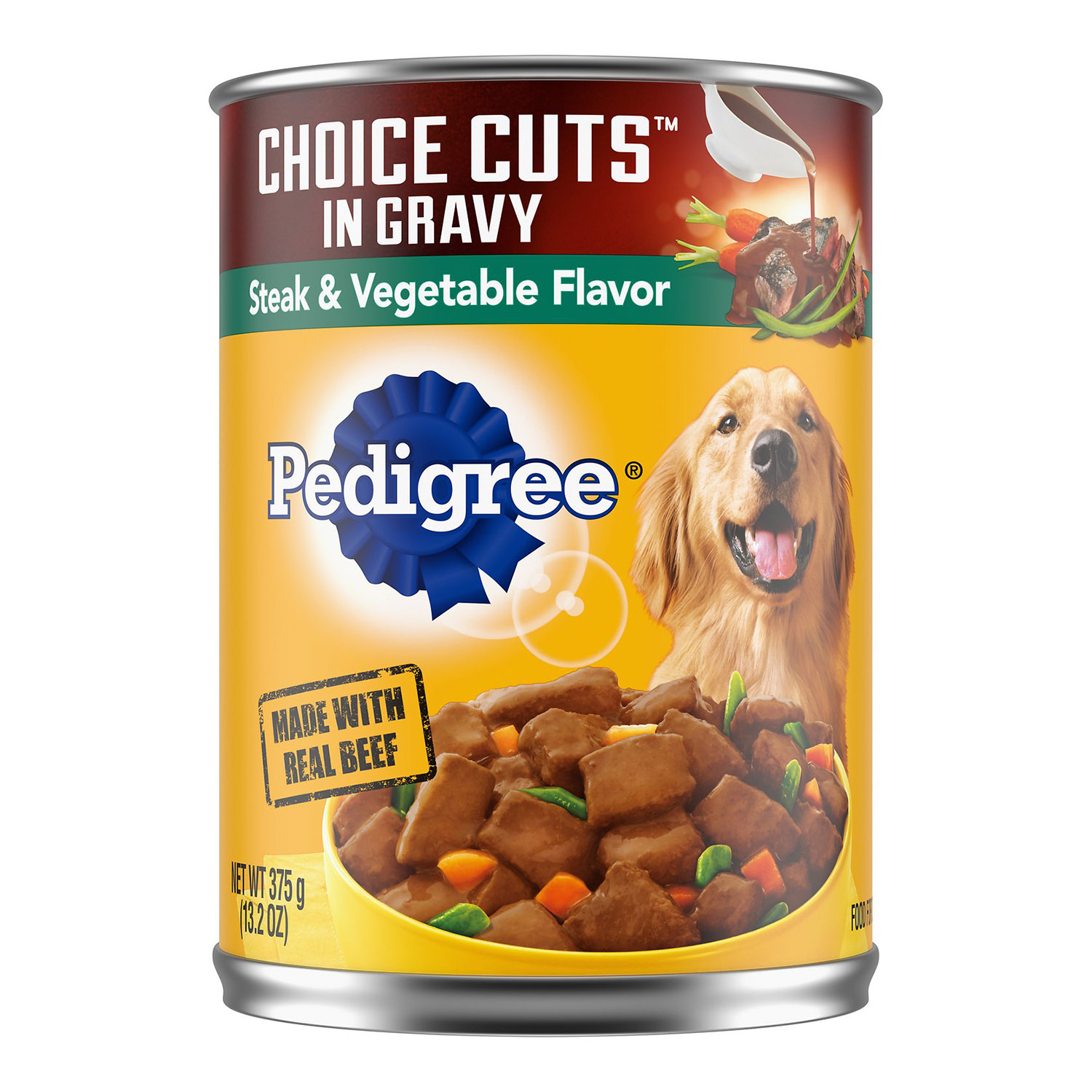 Pedigree Choice Cuts Steak & Vegetable Flavor Canned Dog Food Review