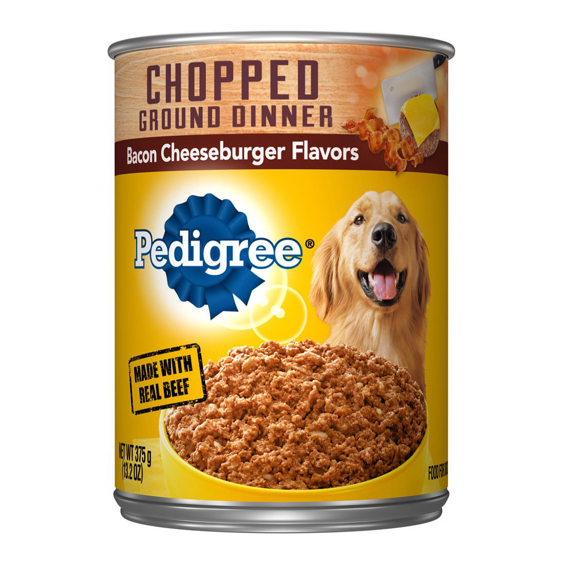 Home » Dog Foods » Pedigree Chopped Ground Dinner Bacon Cheeseburger