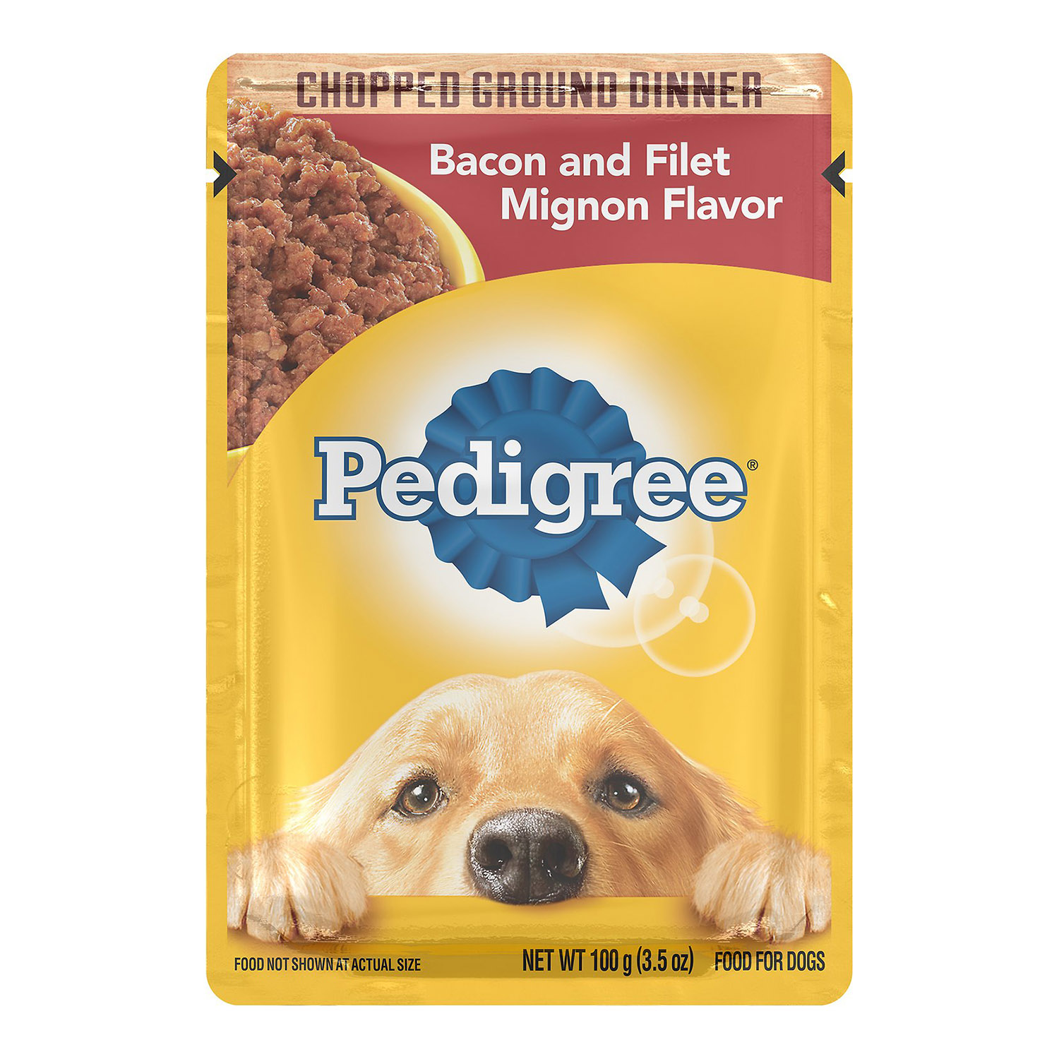 Pedigree Chopped Ground Dinner Bacon & Filet Mignon Flavor Wet Dog Food