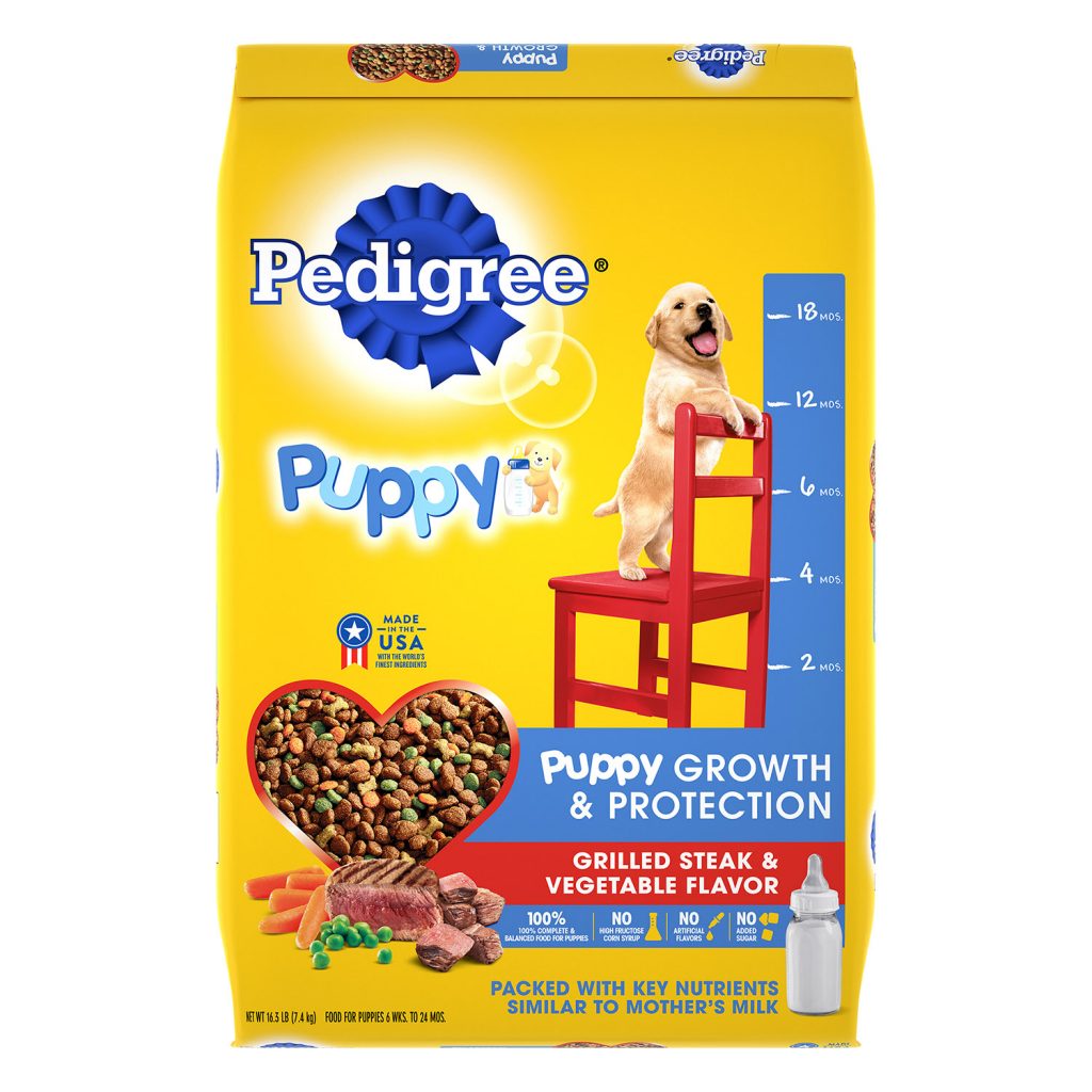 Pedigree Puppy Grilled Steak & Vegetable Flavor Dry Dog Food