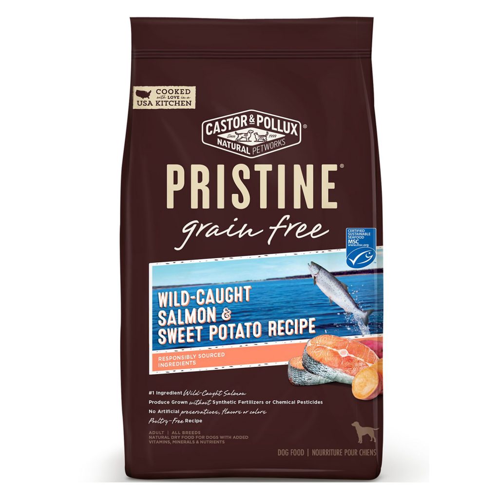 Castor & Pollux Pristine Grain-Free Wild-Caught Salmon & Sweet Potato Recipe Dry Dog Food