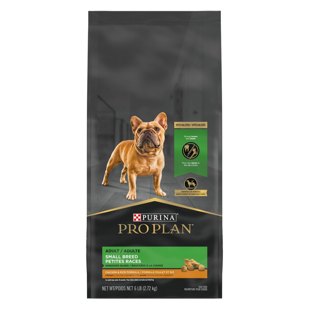 Purina Pro Plan Adult Small Breed Shredded Blend Chicken & Rice Formula Dry Dog Food