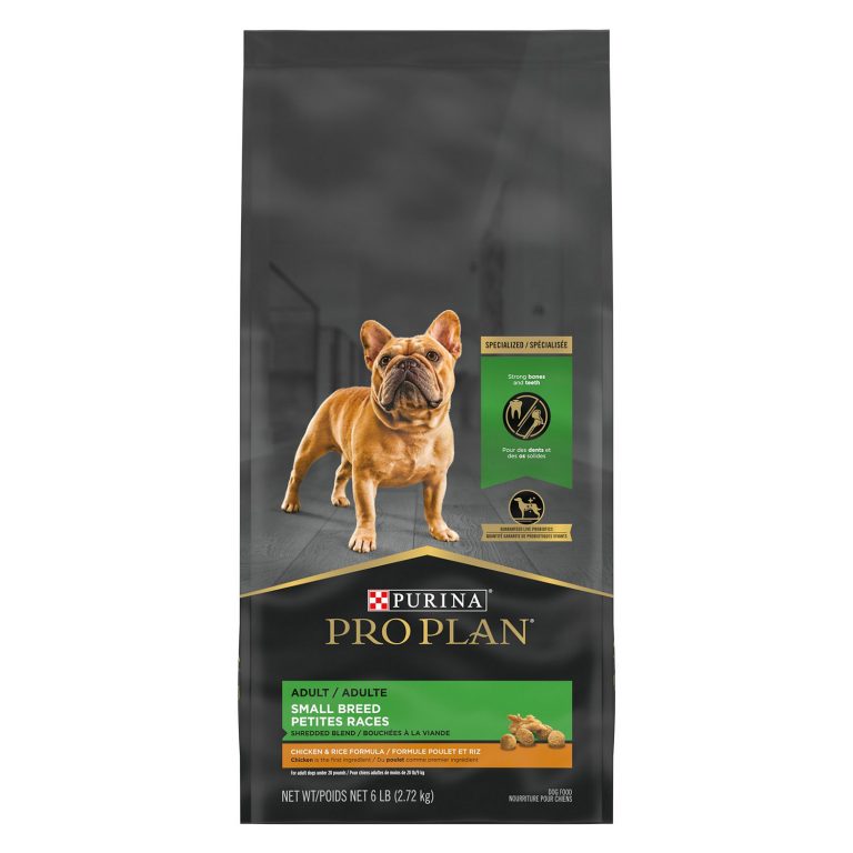Purina Pro Plan Adult Small Breed Shredded Blend Chicken & Rice Formula Dry Dog Food