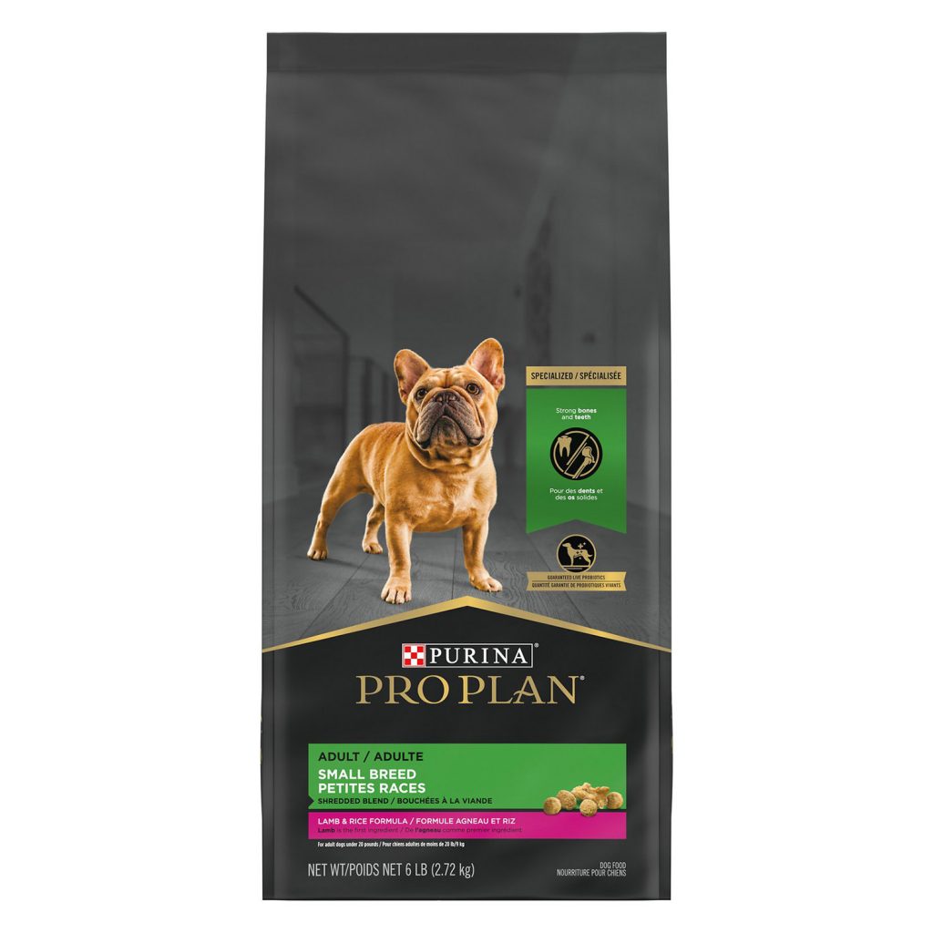 Purina Pro Plan Adult Small Breed Shredded Blend Lamb & Rice Formula Dry Dog Food