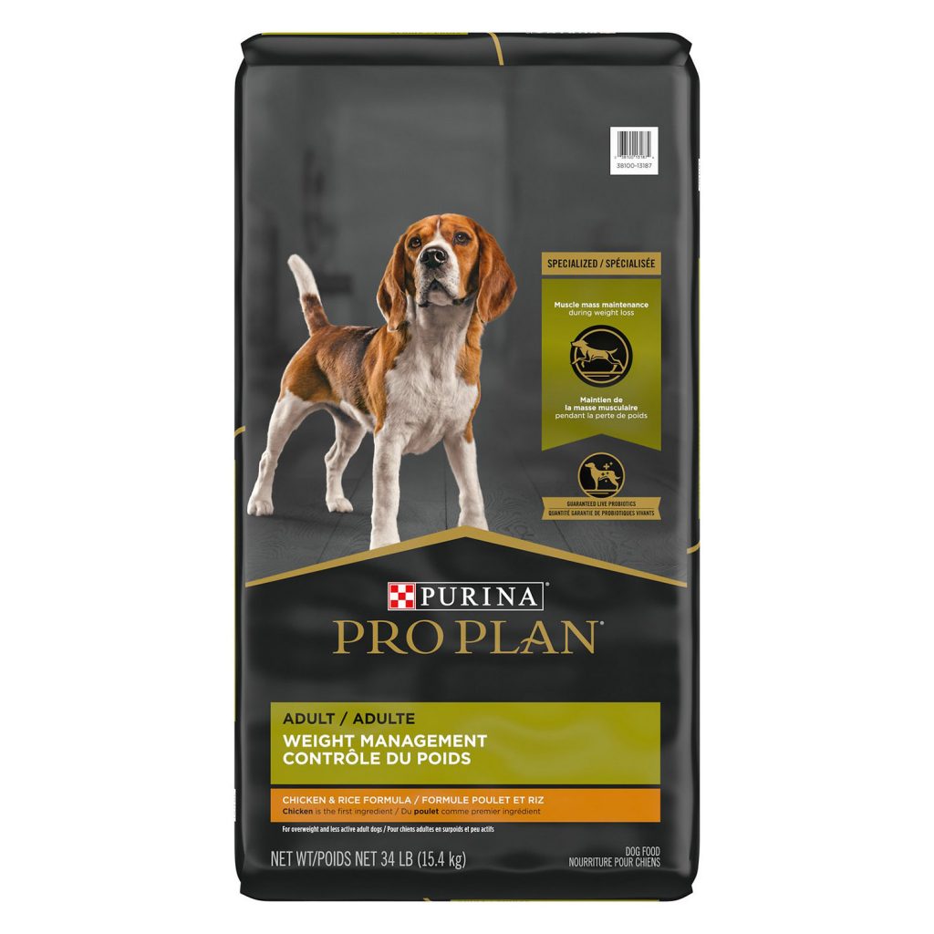 Purina Pro Plan Adult Weight Management Chicken & Rice Formula Dry Dog Food
