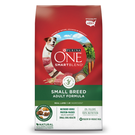 Purina One Smartblend Small Breed Lamb & Rice Formula Adult Dry Dog 