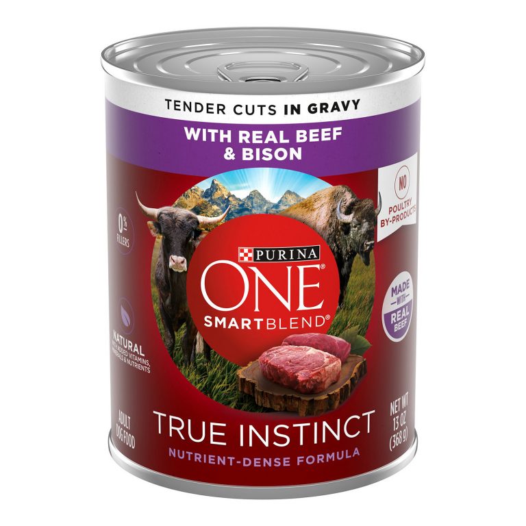 Purina One SmartBlend True Instinct Tender Cuts In Gravy with Real Beef
