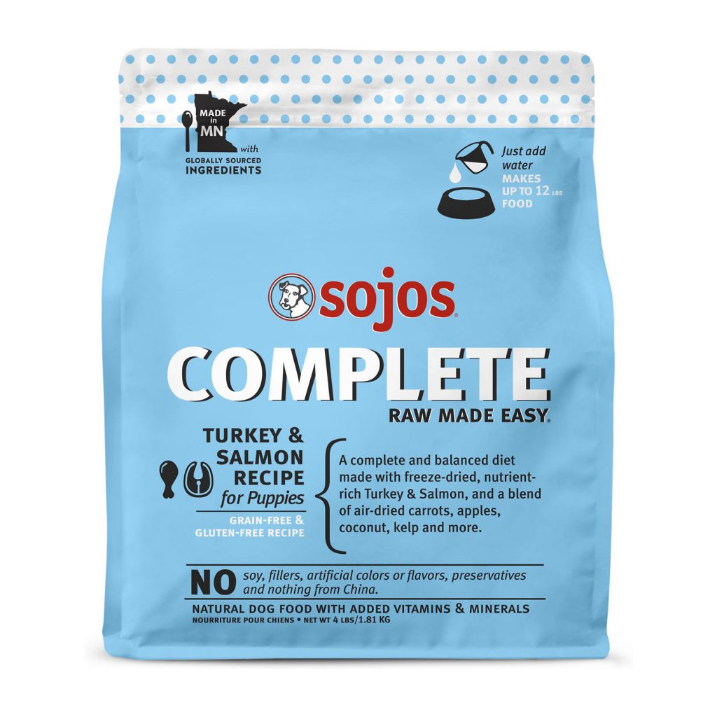 Sojos Complete Puppy Turkey & Salmon Recipe FreezeDried Raw Dog Food