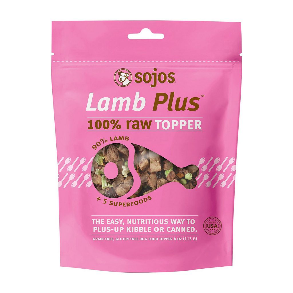 Sojos Lamb Plus Raw Dog Food Topper