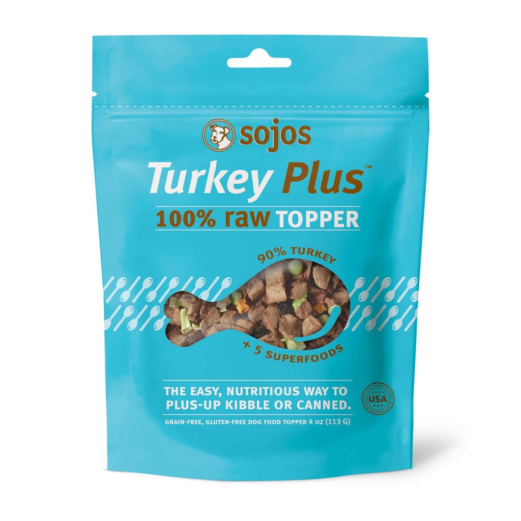 Sojos Turkey Plus Raw Dog Food Topper