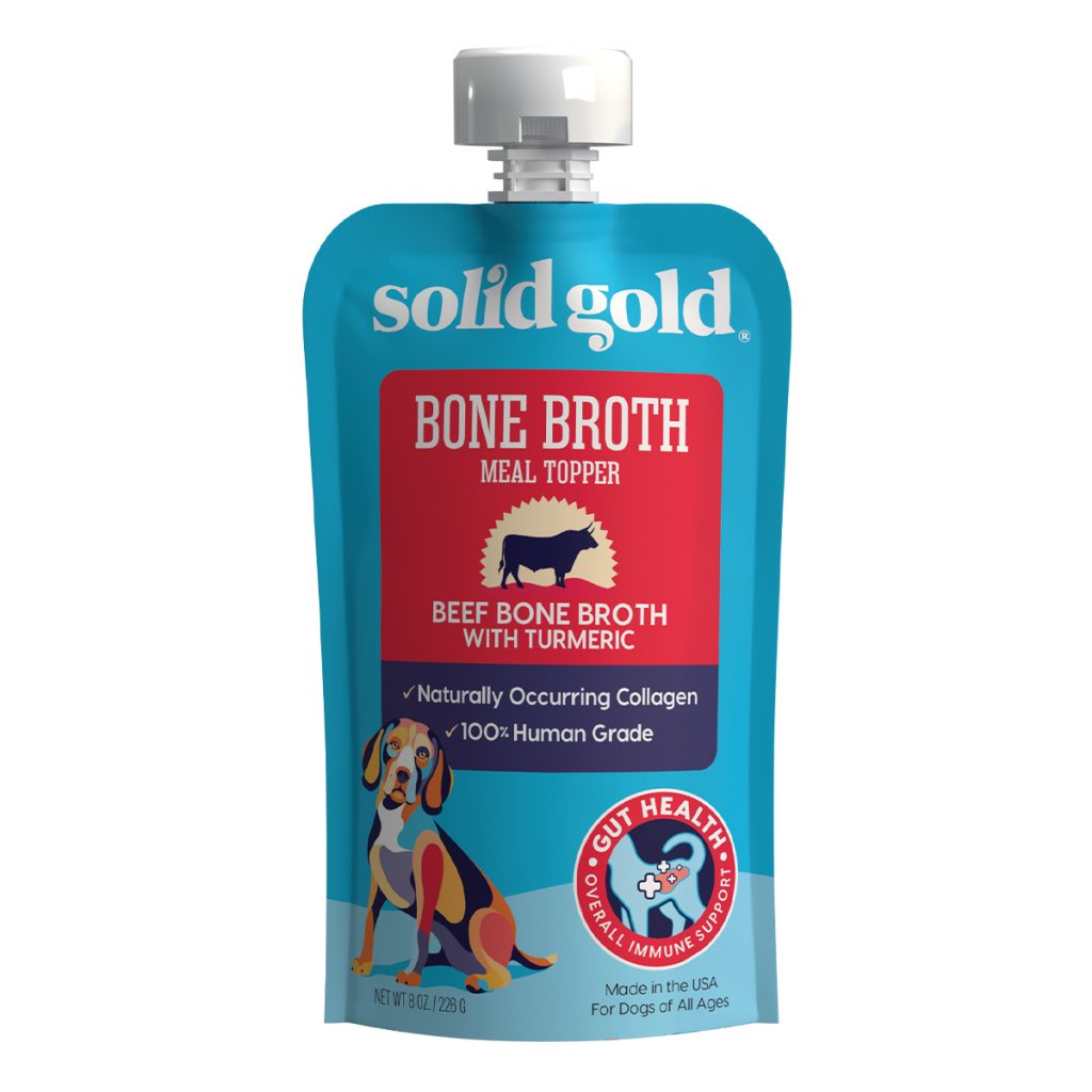 Solid Gold Beef Bone Broth with Turmeric Dog Food Topper