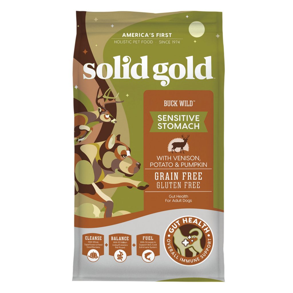 Solid Gold Buck Wild Sensitive Stomach with Venison, Potato & Pumpkin Dry Dog Food