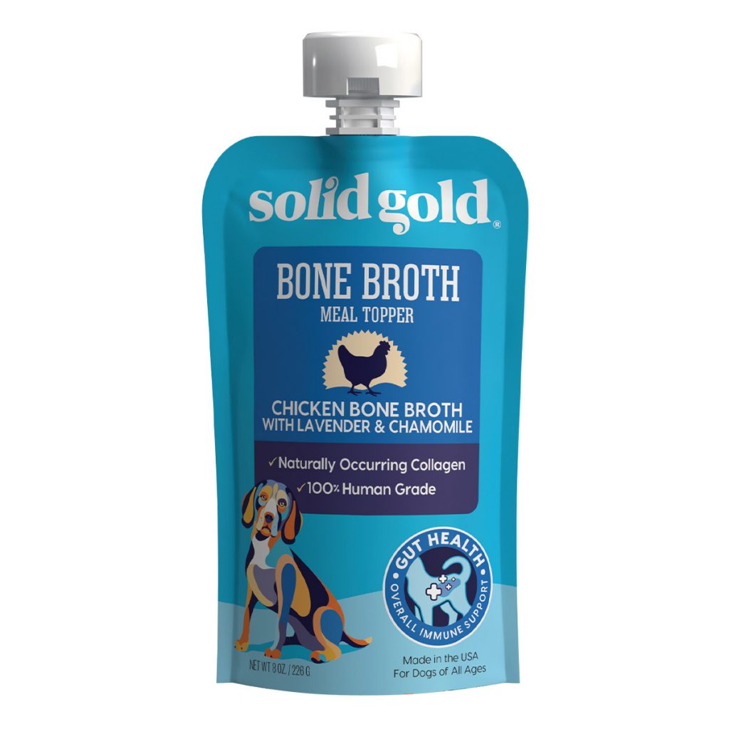Solid Gold Chicken Bone Broth with Lavender & Chamomile Dog Food Topper